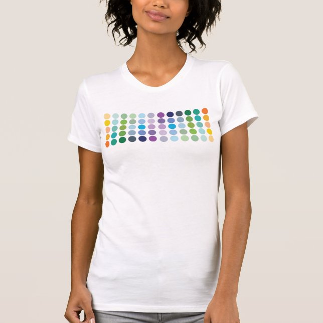 T-Shirt com pontos coloridos (Frente)