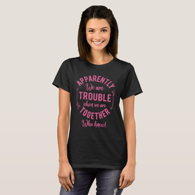 T-Shirt com Problemas Duplos (Frente Completa)