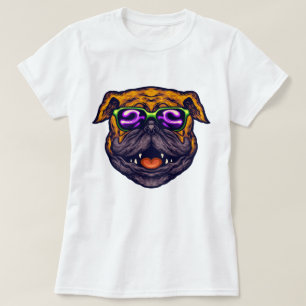 T-Shirt com Pug Cute