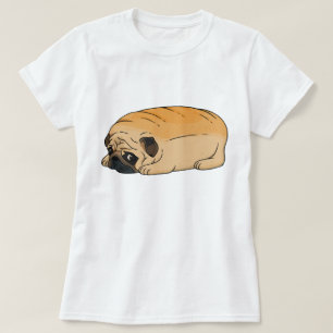 T-Shirt com Pug Cute