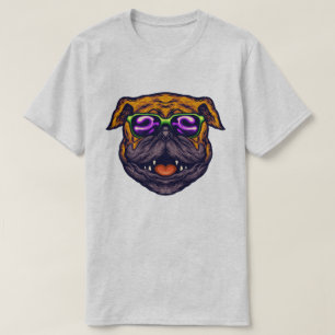 T-Shirt com Pug Cute