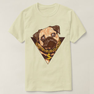 T-Shirt com Pug Cute