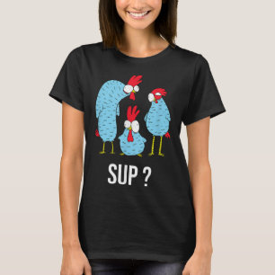 T-Shirt com pulsação de frango