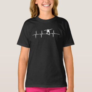 T-Shirt com pulsação de skate