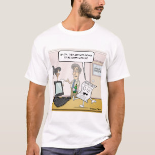 T-Shirt com Punny de Balanço do Bebado Contábil