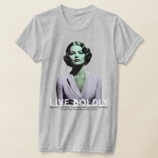 T-Shirt com sangue vivo