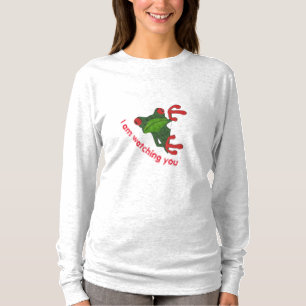 T-Shirt com sapo vermelho