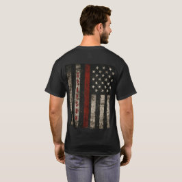 T-Shirt com Sinalizador de Linha Vermelha Personal