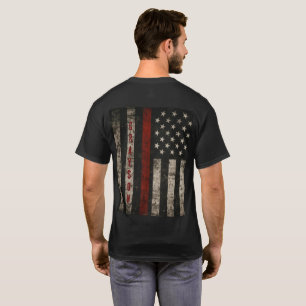 T-Shirt com Sinalizador de Linha Vermelha Personal