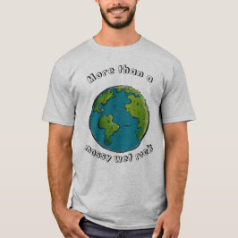 T-Shirt com Terra Engraçada Ecológica