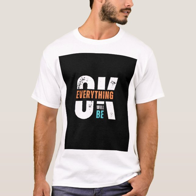 T-Shirt com Tipografia Negrito (Frente)