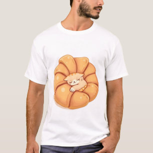 T-Shirt com um gato-do-mato-bonito