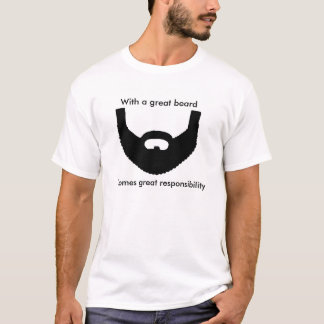 T-shirt Com uma barba do excelente (o T) dos homens