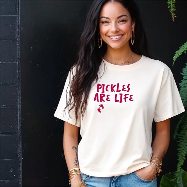 T-Shirt com uma digital de gravidez humorística (Criador carregado)