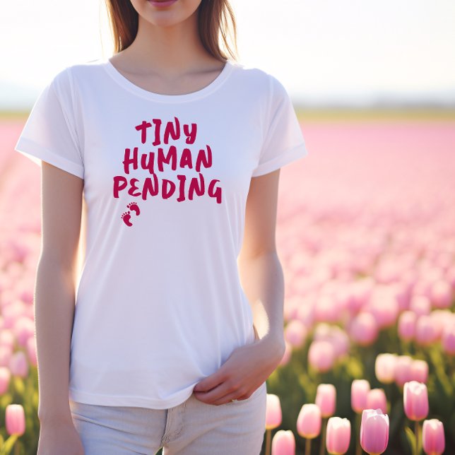 T-Shirt com uma digital de gravidez humorística (Criador carregado)