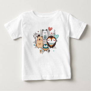 T-shirt com uma ilustração fofinha