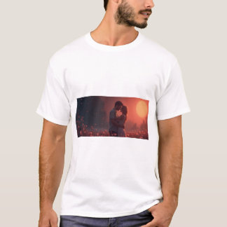 T-shirt com uma imagem atmosférica