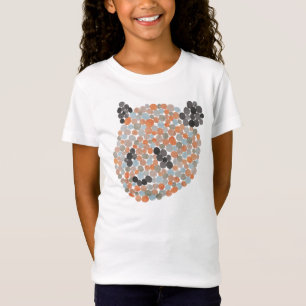 T-Shirt com Urso de Panda Colorido