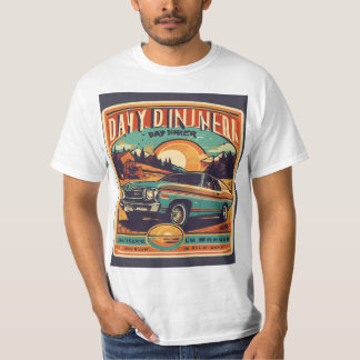 T-Shirt com Viagem Retrotraços: Elegância da Vinta