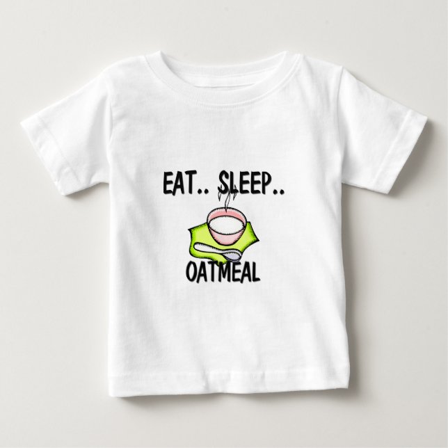 T-shirt Coma a FARINHA DE AVEIA do sono (Frente)