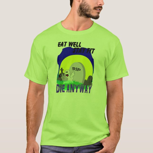 T-SHIRT COMA BEM A FIT DA ESTADA MORREM DE QUALQUER (Frente)