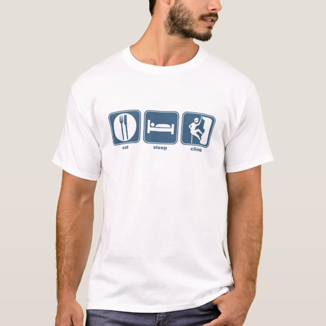 T-shirt coma, durma, escale (Frente)