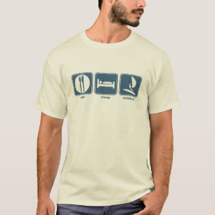 T-shirt coma, durma, windsurf