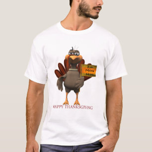 T-SHIRT COMA MAIS CARNE, ACÇÃO DE GRAÇAS FELIZ