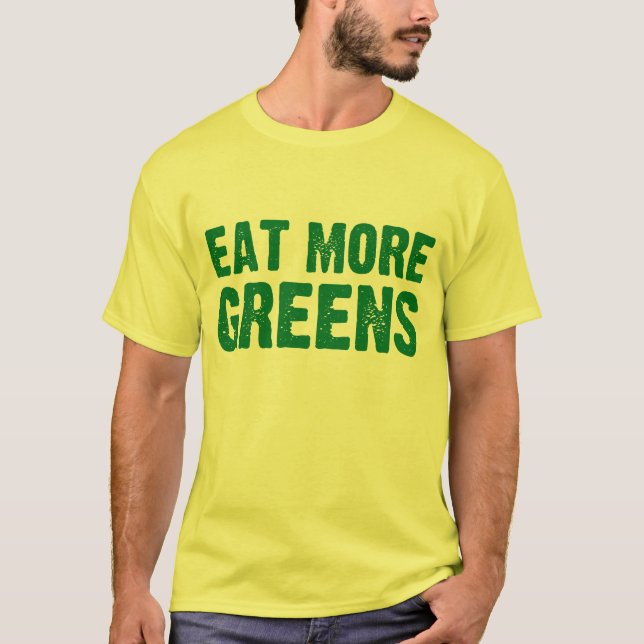 T-shirt Coma mais verdes (Frente)
