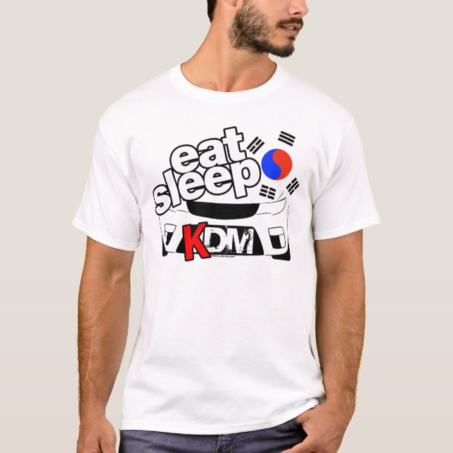 T-shirt Coma o forte do sono KDM (Frente)