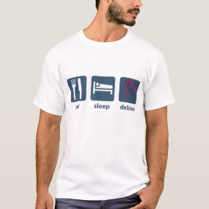 T-shirt Coma o sono debian