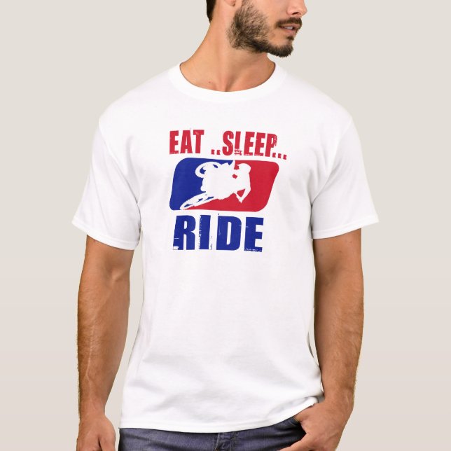 T-shirt Coma o sono e monte-o (Frente)