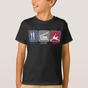 T-shirt Coma o sono negam - o Goalie do futebol