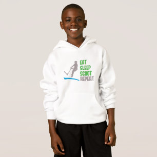 T-shirt Coma o sono SCOOT a repetição, hoodie do patinet