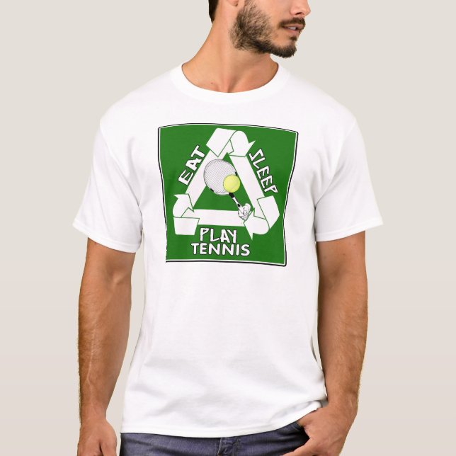 T-shirt Coma o TÊNIS do JOGO do sono! (Frente)