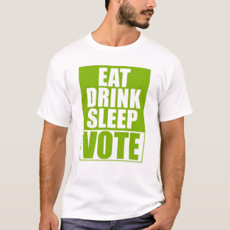 T-shirt Coma o voto do sono da bebida