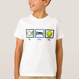 T-shirt Coma Tênis de Reprodução de Repouso