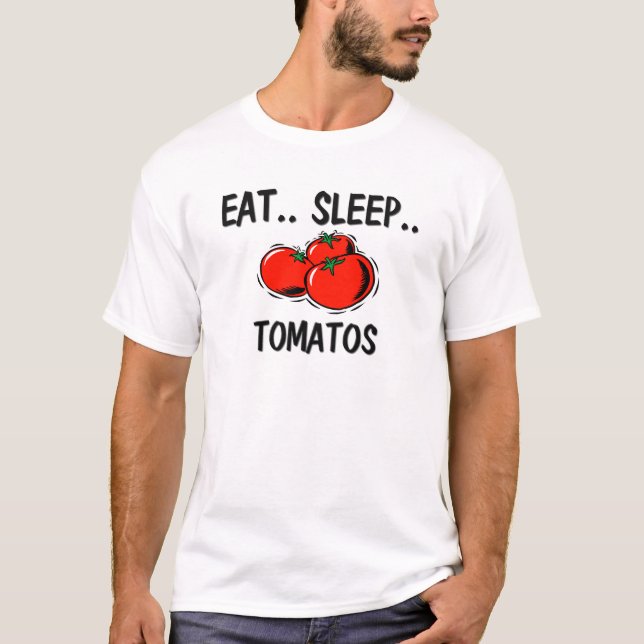 T-shirt Coma TOMATES do sono (Frente)
