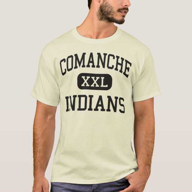 T-shirt Comanche - indianos - segundo grau - Comanche (Frente)