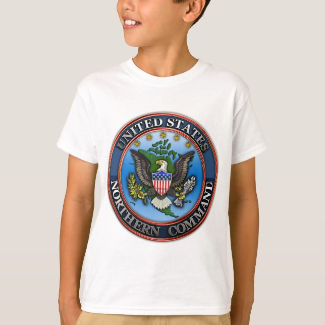 T-shirt Comando de Norte dos Estados Unidos (Frente)