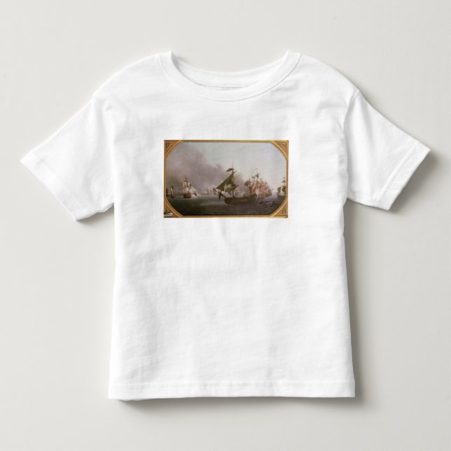 T-shirt Combate naval fora da ilha de Grenada (Frente)