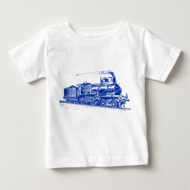 T-shirt Comboio 03 - Azul-Marinho (Frente)