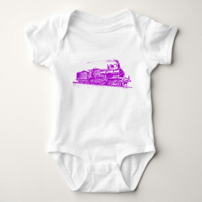 T-shirt Comboio 03 - Roxo (Frente)