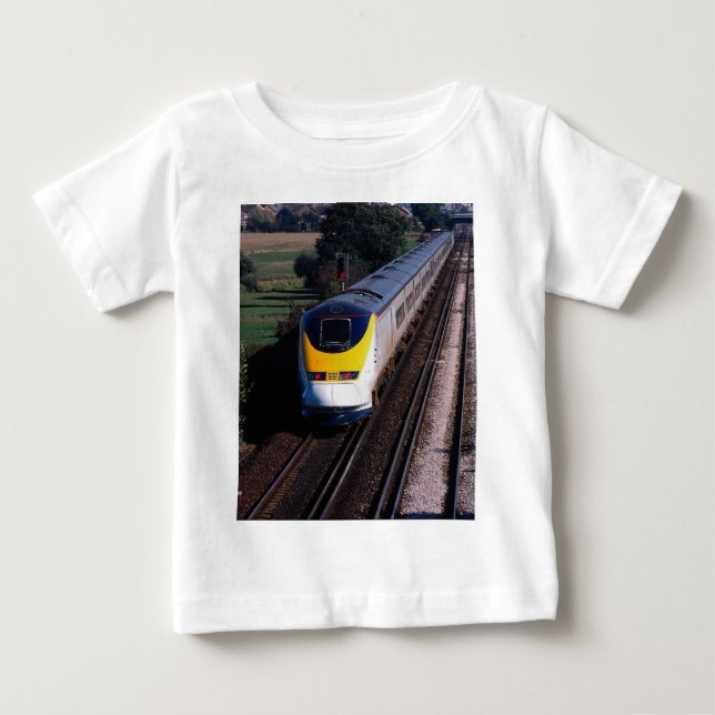 T-shirt Comboio de passageiros Eurostar (Frente)