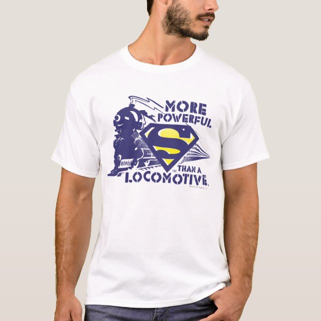 T-shirt Comboio e logotipo (Frente)