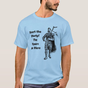 T-shirt Comece o partido! Os gaiteiros estão aqui