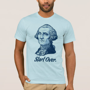 T-shirt Comece sobre a WashingtonT-Camisa de George
