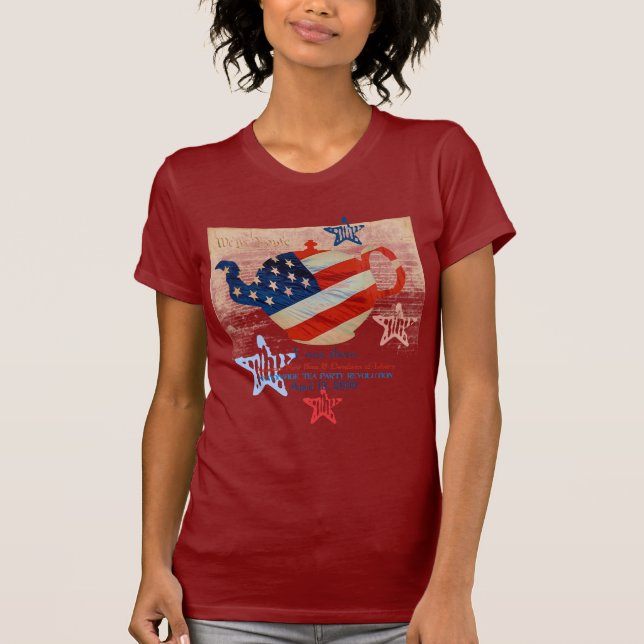 T-shirt comemorativo de TeaParty (Frente)