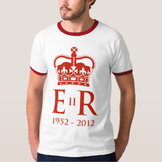 T-shirt comemorativo do jubileu de diamante
