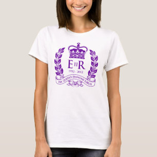 T-shirt comemorativo do jubileu de diamante